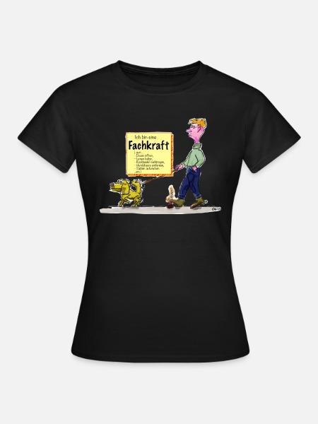 Fachkraft für Hunde - Frauen T-Shirt - Schwarz
