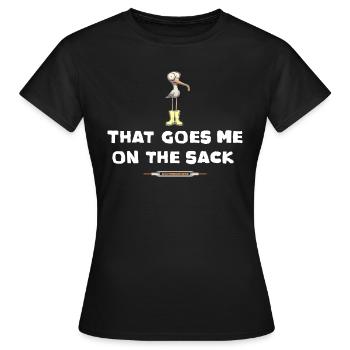 Proverbe - Expressions idiomatiques de licorne côtière anglaise - T-shirt Femme - noir - Devant - AI Model Female 172 dark (172cm)