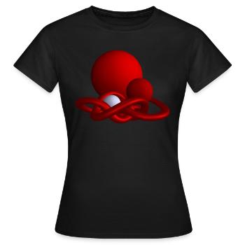Zusammenhalt - Frauen T-Shirt - Schwarz - Vorne - AI Model Female 172 dark (172cm)