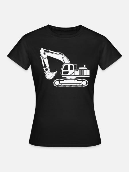 bagger - Frauen T-Shirt - Schwarz