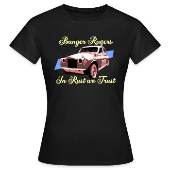 Banger Racers - In Rust We Trust - T-shirt Femme - noir - Devant - AI Model Female 172 dark (172cm)