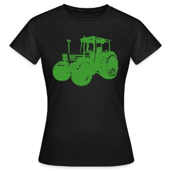 Deutz 13006 Special Gruen - Frauen T-Shirt - Schwarz - Vorne - AI Model Female 172 dark (172cm)