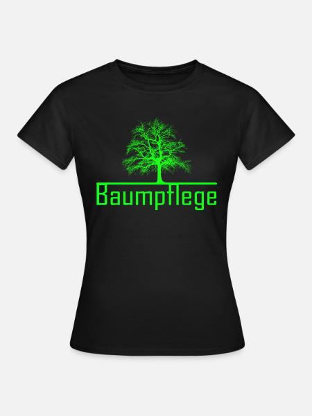 Baumpflege - Frauen T-Shirt - Schwarz