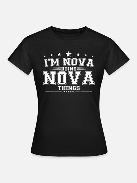 Nova - Frauen T-Shirt - Schwarz