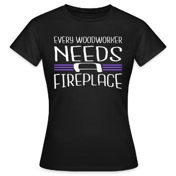 cadeau d’anniversaire marteau-piqueur amusant - T-shirt Femme - noir - Devant - AI Model Female 172 dark (172cm)