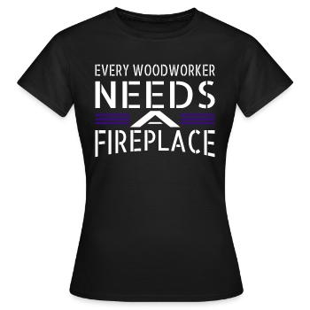 présenter des outils de marteau-piqueur d’apprenti geek - T-shirt Femme - noir - Devant - AI Model Female 172 dark (172cm)