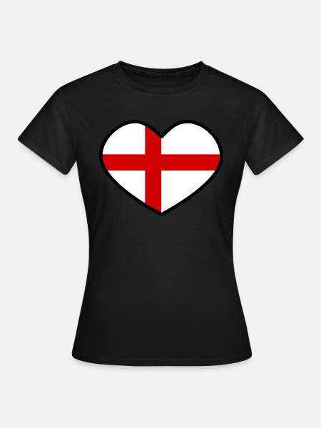 England - Frauen T-Shirt - Schwarz