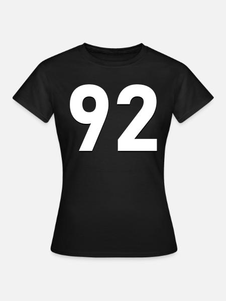 92 - Frauen T-Shirt - Schwarz