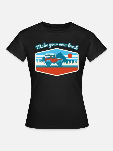 Spur - Frauen T-Shirt - Schwarz