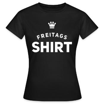 Friday shirt - Women's T-Shirt - black - Front - AI Model Female 172 dark (172cm)