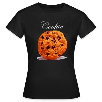 Keks Cookie - Frauen T-Shirt - Schwarz - Vorne - AI Model Female 172 dark (172cm)