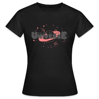 Universum - Frauen T-Shirt - Schwarz - Vorne - AI Model Female 172 dark (172cm)