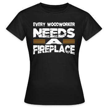 Funshirt Drôle Artisan Design - T-shirt Femme - noir - Devant - AI Model Female 172 dark (172cm)