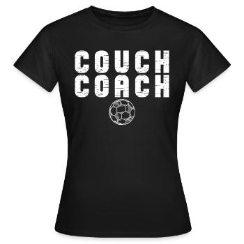 Coach Character Builder Attitude - Frauen T-Shirt - Schwarz - Vorne - AI Model Female 172 dark (172cm)