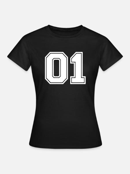 01 - Frauen T-Shirt - Schwarz