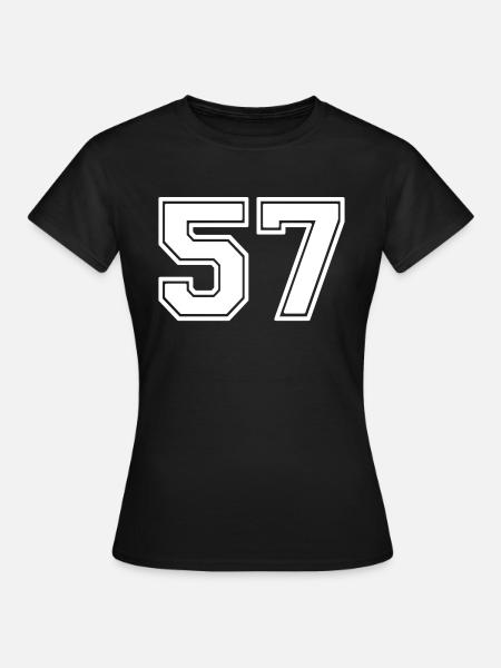 57 - Frauen T-Shirt - Schwarz