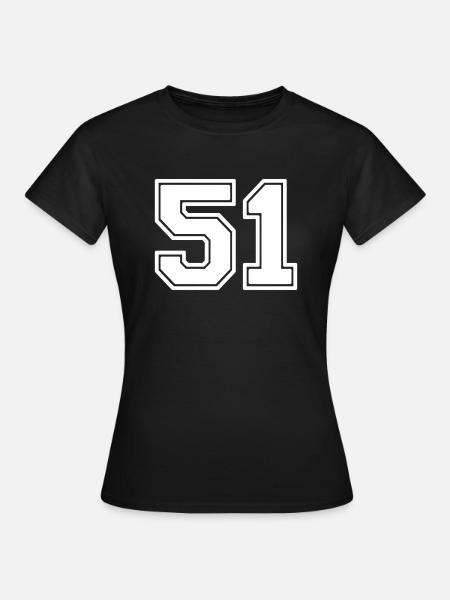 51 - Frauen T-Shirt - Schwarz