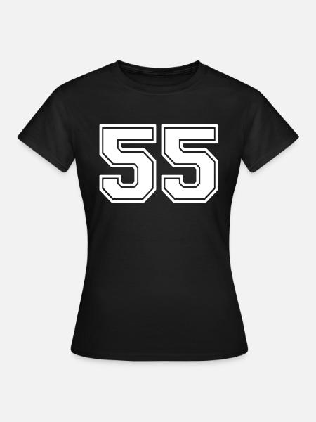 55 - Frauen T-Shirt - Schwarz