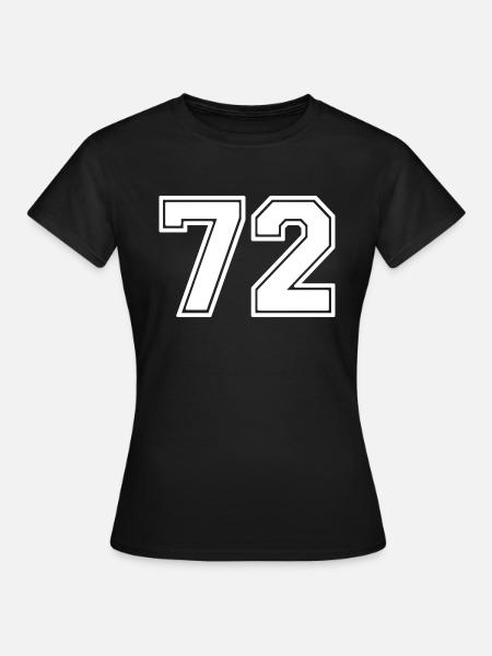 72 - Frauen T-Shirt - Schwarz