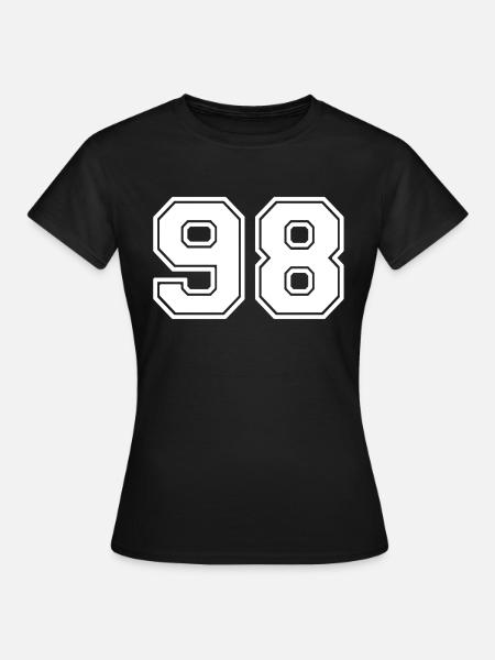 98 - Frauen T-Shirt - Schwarz