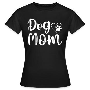 Motif de maman chien élégant pour les amoureux des chiens - T-shirt Femme - noir - Devant - AI Model Female 172 dark (172cm)