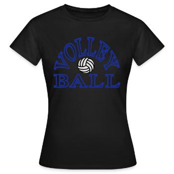 volleyball - T-shirt Femme - noir - Devant - AI Model Female 172 dark (172cm)