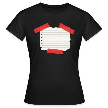Remarque - T-shirt Femme - noir - Devant - AI Model Female 172 dark (172cm)