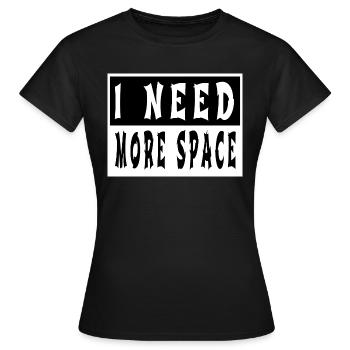 anniversaire cadeau idée astrophysique idée cadeau - T-shirt Femme - noir - Devant - AI Model Female 172 dark (172cm)