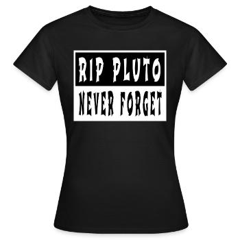 birthday gift joke astronomy spaceship planets - Frauen T-Shirt - Schwarz - Vorne - AI Model Female 172 dark (172cm)