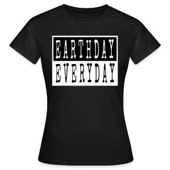 dioxyde de carbone drôle animal d’anniversaire - T-shirt Femme - noir - Devant - AI Model Female 172 dark (172cm)
