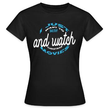 Dork Dictons Drôles Couples Chef Heureux Produits De Boulangerie - T-shirt Femme - noir - Devant - AI Model Female 172 dark (172cm)