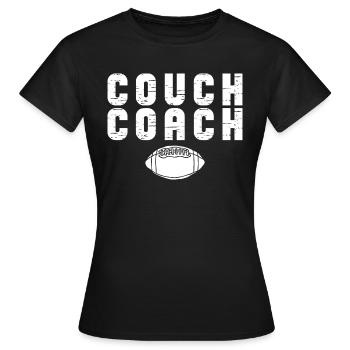 Coach Character Builder Attitude - Frauen T-Shirt - Schwarz - Vorne - AI Model Female 172 dark (172cm)