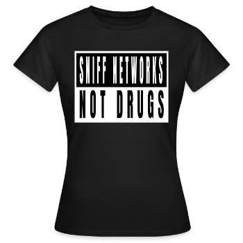 bday hacking computer hack the box statement fun - Women's T-Shirt - black - Front - AI Model Female 172 dark (172cm)