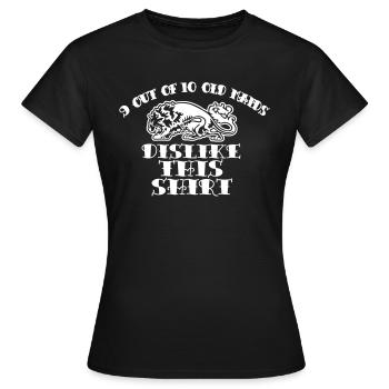 Old Maids Dislike This Shirt for Black Shirts - Frauen T-Shirt - Schwarz - Vorne - AI Model Female 172 dark (172cm)