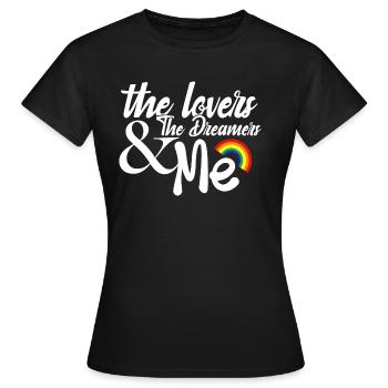 Rainbow Connection - Women's T-Shirt - black - Front - AI Model Female 172 dark (172cm)