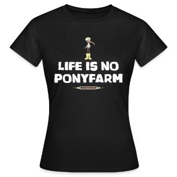 Licorne côtière Idiomes Proverbe - Anglais - T-shirt Femme - noir - Devant - AI Model Female 172 dark (172cm)