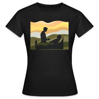 Arzt Medizin Heilung Copy - Frauen T-Shirt - Schwarz - Vorne - AI Model Female 172 dark (172cm)