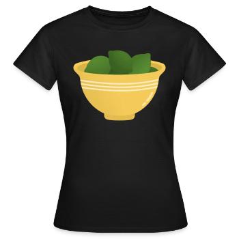 Limetten-Bowl - Frauen T-Shirt - Schwarz - Vorne - AI Model Female 172 dark (172cm)