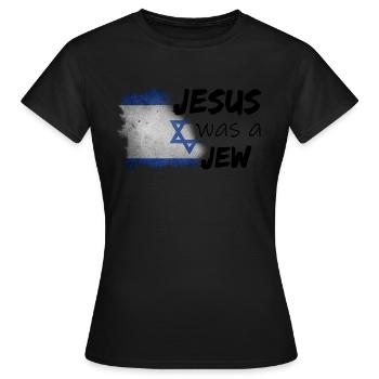 Jesus war ein Jude - Frauen T-Shirt - Schwarz - Vorne - AI Model Female 172 dark (172cm)