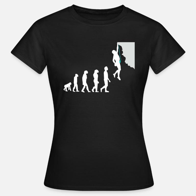 Escalade évolution - T-shirt Femme - noir