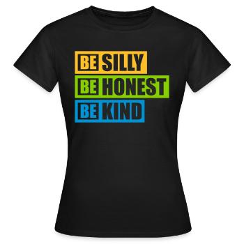 Enfant honnête et stupide - T-shirt Femme - noir - Devant - AI Model Female 172 dark (172cm)