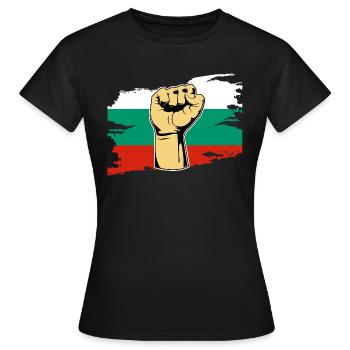 Faust Bulgarie Balkan Bulgarie - T-shirt Femme - noir - Devant - AI Model Female 172 dark (172cm)