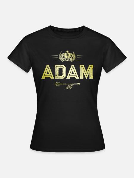 Adam - Frauen T-Shirt - Schwarz