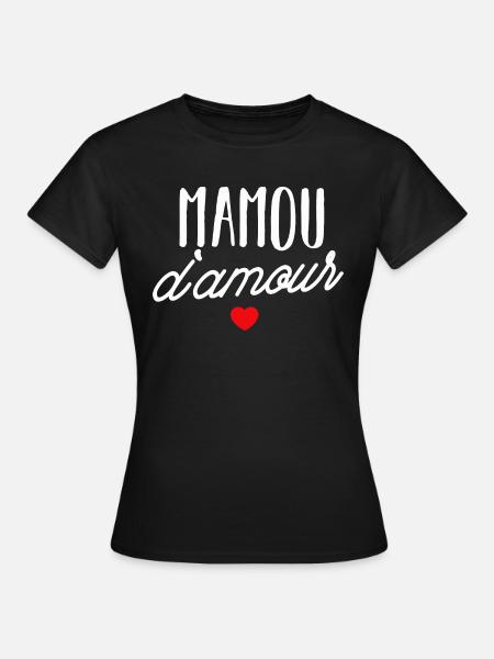 mamou d amour - T-shirt Femme - noir