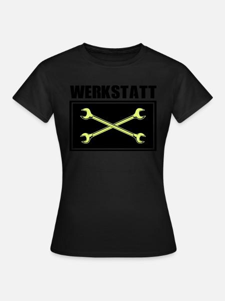 werkzeug werkstatt - Frauen T-Shirt - Schwarz