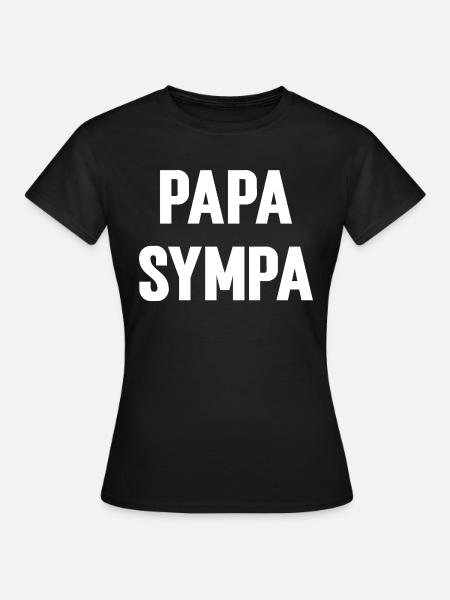 Cooler Papa - Frauen T-Shirt - Schwarz