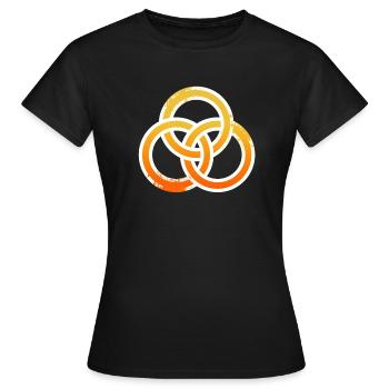 UNITÉ - T-shirt Femme - noir - Devant - AI Model Female 172 dark (172cm)