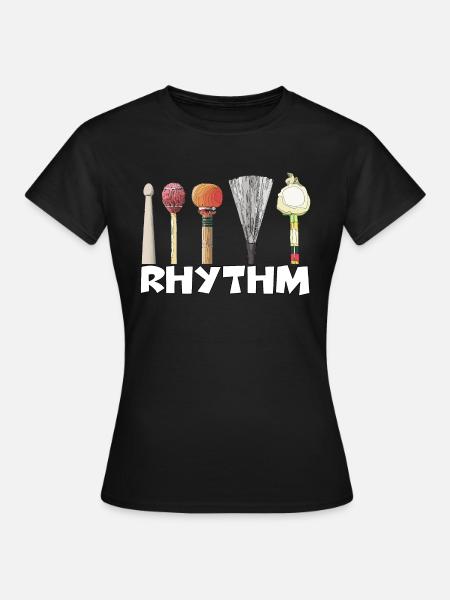 Rhythm - Frauen T-Shirt - Schwarz