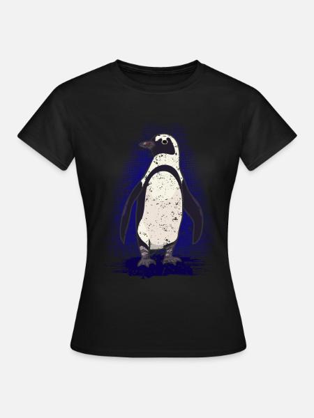 Pinguin - Frauen T-Shirt - Schwarz