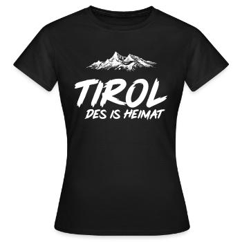 Tyrol - Women's T-Shirt - black - Front - AI Model Female 172 dark (172cm)